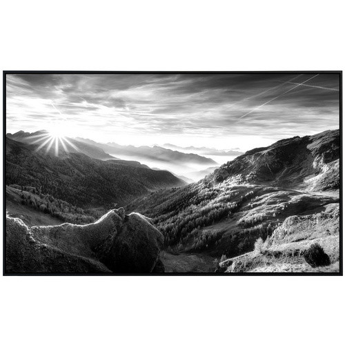 papermoon EcoHeat Infrarotheizung Landschaft Schwarz Weiss mit Matt-Effekt und App-Steuerung - Bild 2