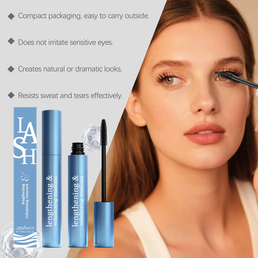 zephoco Curling-Mascara, Schwarz, wasserfest - Bild 6