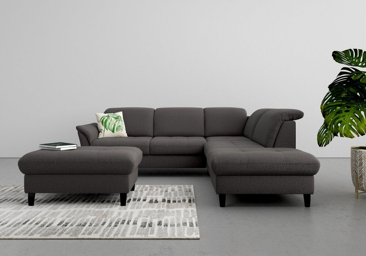 sit&more Ecksofa Maggiore L-Form mit Kopfteilverstellung, Schlaffunktion und Stauraum - Bild 1