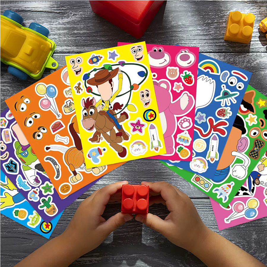 Disney Toy Story Make a Face Puzzle-Aufkleber, Montage-Puzzle - Bild 2