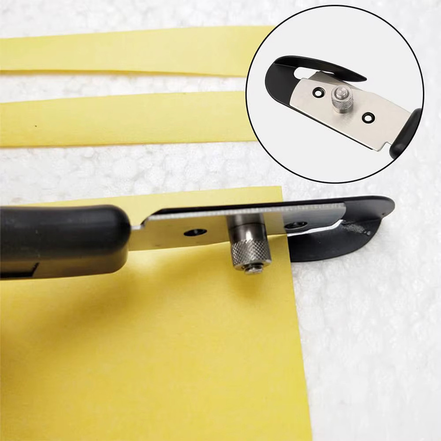 NeoWrap Vinyl-Schneidemesser mit Sicherheitsfunktion in Schwarz für Vinylfolie, Geschenkpapier und Autotönung - Bild 2