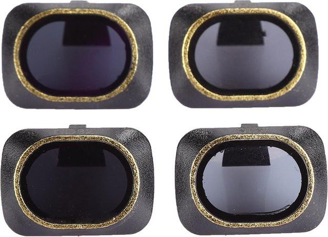 Igeteck ND481632 Neutraldichte-Objektivfilter-Kit für Mavic Kamera in Grau und Schwarz - Bild 1