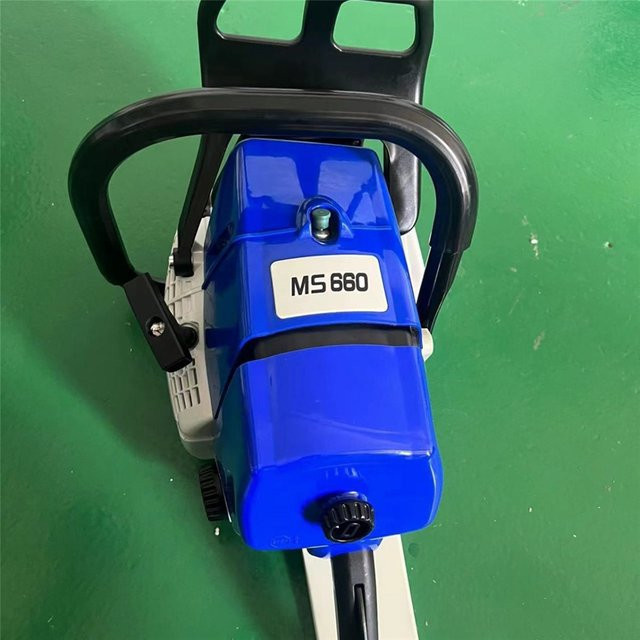 MS660 Kettensägenaufsatz für Zweitakt Motoren 92cc Big Power Hochleistungs-Holzfällersäge in Blau - Bild 1
