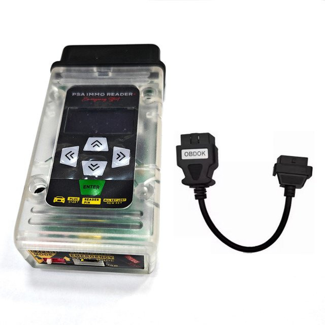 PSA Immo Reader 3-in-1 Notstart-Bypass OBD2 Schlüsselsimulator für FIAT, PSA und BMW zur Lesepin-Code Programmierung - Bild 1