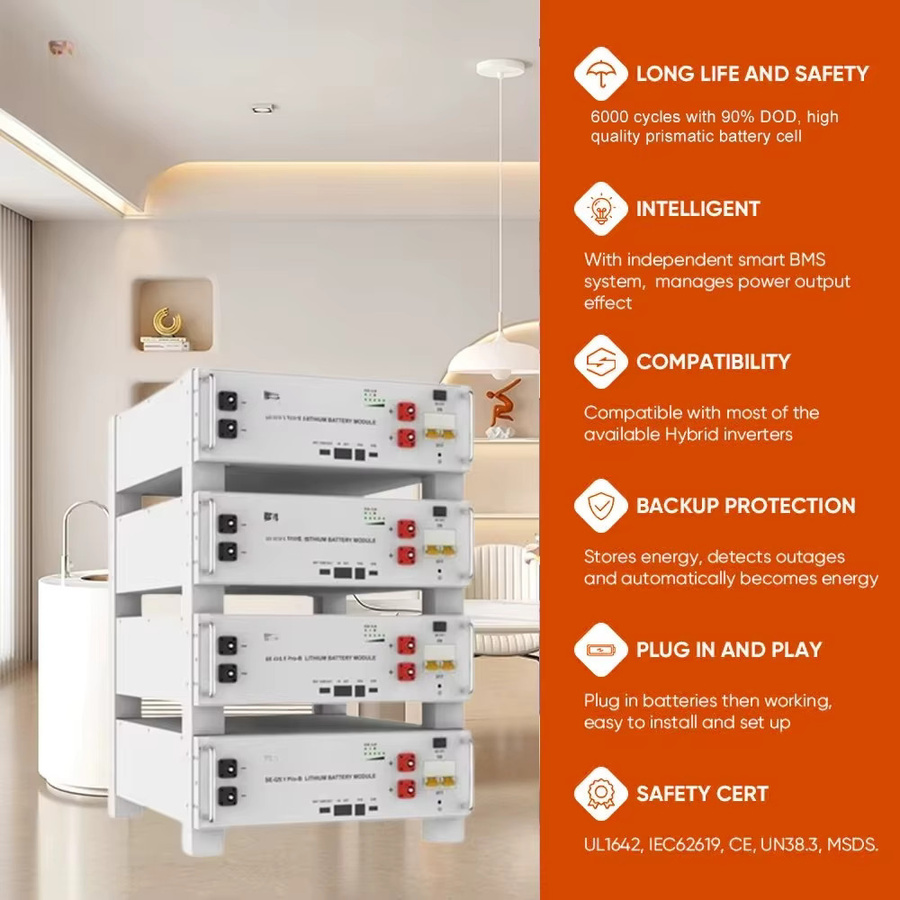 Deye Hybrid-Solarenergiespeichersystem-Set 2025 mit 16000 W Solarmodulen und 48 V Batterie in Weiß - Bild 2