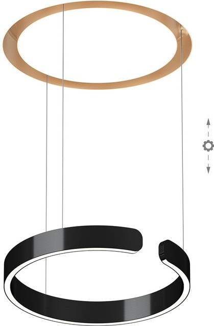Occhio Mito Cosmo 40 LED-Pendelleuchte in Gold matt und Black Phantom-Wide mit Tunable White (2700K - 4000K) - Bild 1