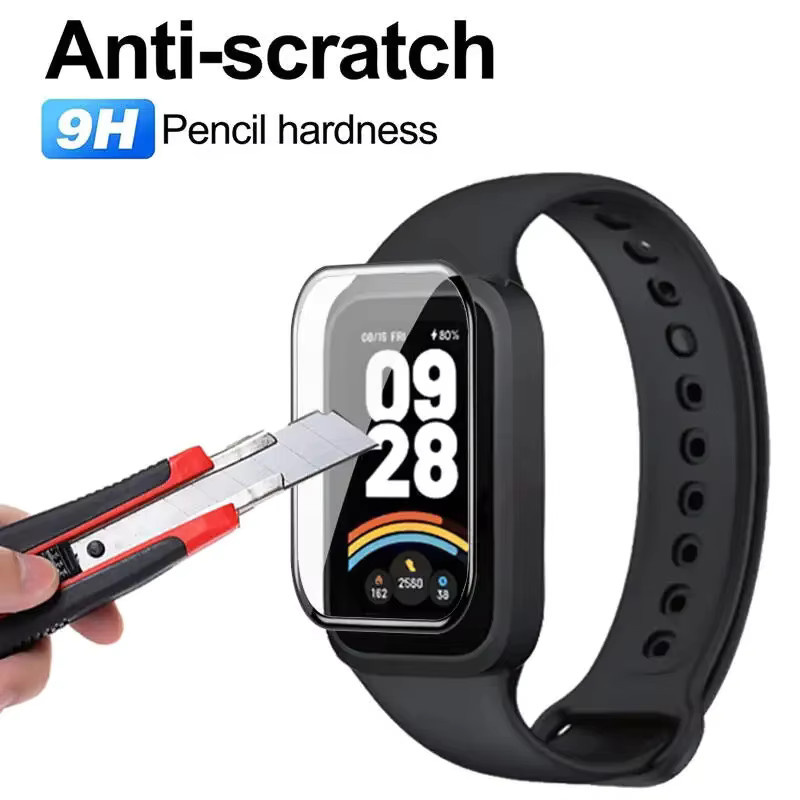 Xiaomi Screen Protector für Mi Band 9 Active mit 3D gebogener Kante, transparent - Bild 4