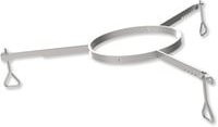 Moesta Höhenversteller für BBQ-Disk in Silber - Bild 1