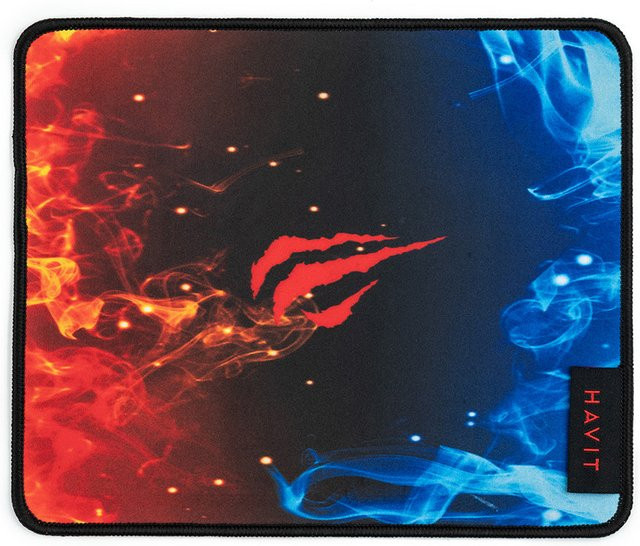 Gaming-Mauspad Havit MP846 in Schwarz und Multicolour, B/T: 25 x 21 cm, Höhe: 0,2 cm - Bild 1