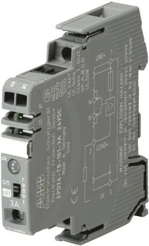 ABB EPD24-TB-101-3A 2CDE601101R2003 Schutzrelais in Grau - Bild 1