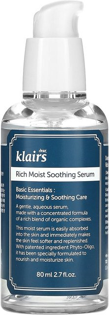 Klairs Rich Moist Soothing Serum, 80 ml, Centella asiatica - Bild 1