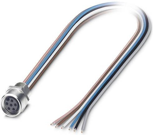 Phoenix Contact 1542677 Sensor-Aktor-Einbausteckverbinder M8 Buchse mit 6 Polen, Multicolor, 0,50 m Länge - Bild 1
