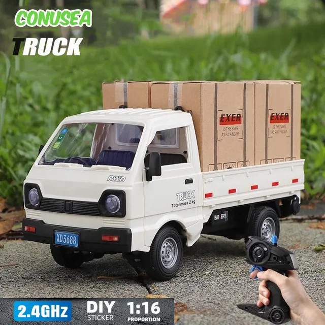 CONUSEA RC Auto LKW Dumper Traktor KF21, 1:16, ferngesteuert - Bild 1