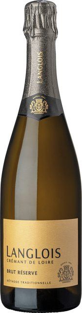 Langlois Crémant de Loire Brut Reserve, Schaumwein, Chenin Blanc Chardonnay Cabernet Franc, Frankreich, 12,5 %, 0,75 l - Bild 1