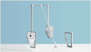 Hettich Distanzstück in Chrom, 20 mm - Bild 1