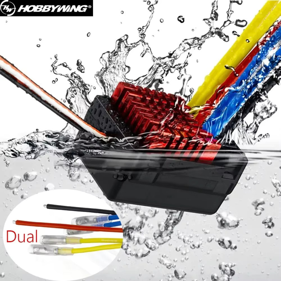 Hobbywing Quicrun 1625 25a ESC, elektronischer Geschwindigkeitsregler, wasserdicht, gebürstet - Bild 2