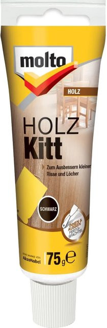 Molto Holz Kitt für Innen und Außen in Schwarz, 75 g - Bild 1