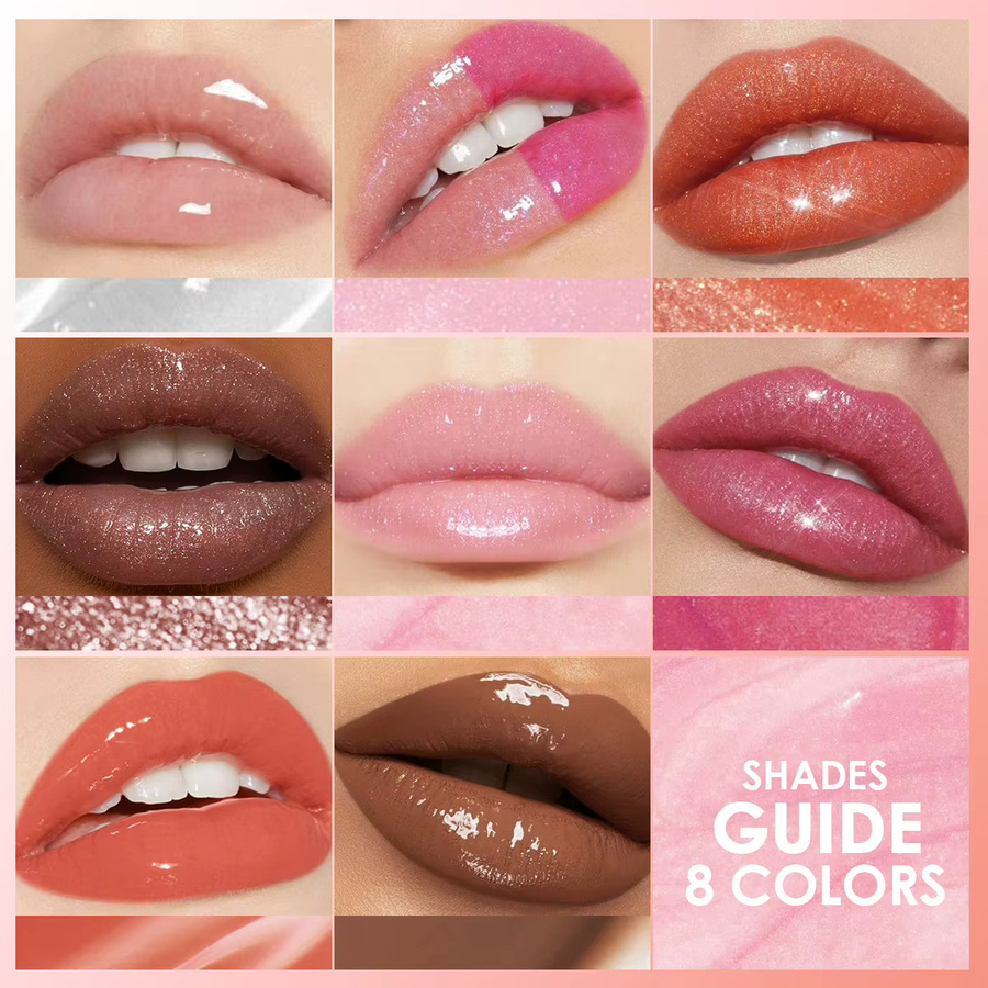 Schimmerndes Jelly-Lippenöl, 8-farbig - Bild 2