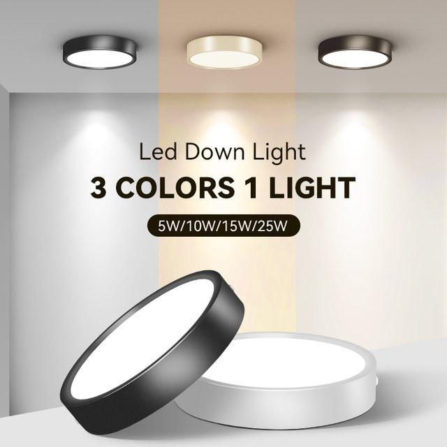 CANMEIJIA Mini LED Deckenlampe mit integriertem LED Spotlight für Wohnzimmer, Schlafzimmer und Küche, 25W - Bild 1
