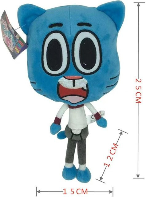 Yiran toy Gumball Darwin Plüschtier, 24-34cm - Bild 1