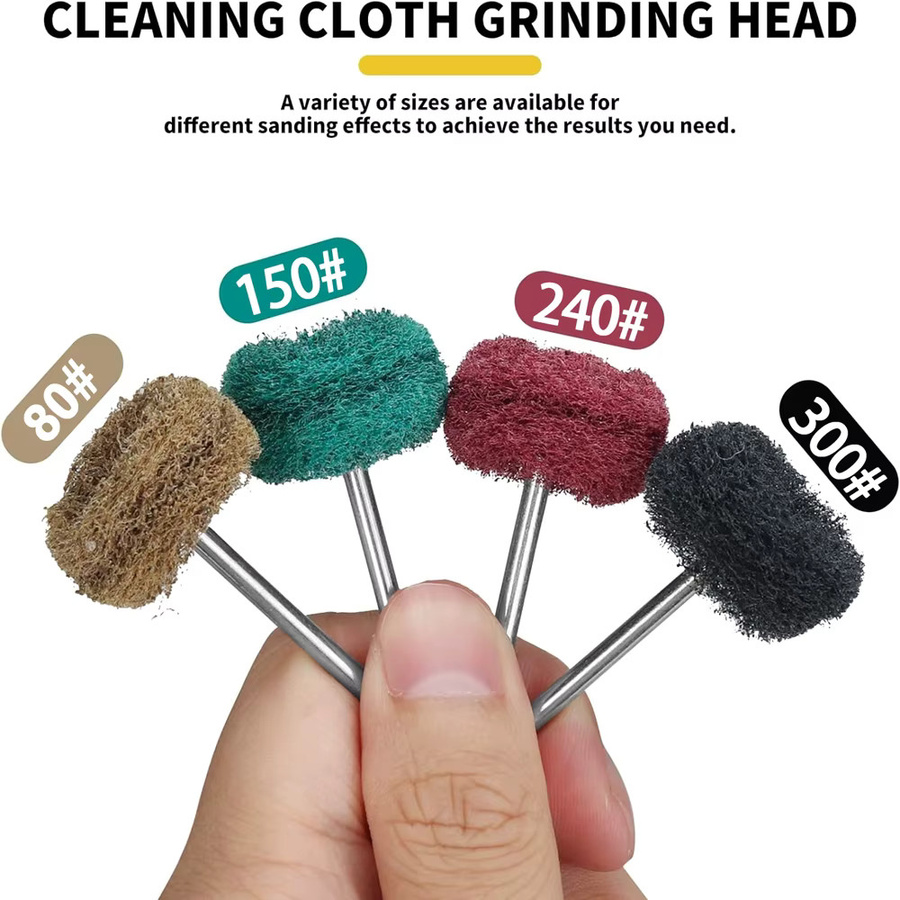 NuoDunco Mini-Bohrer Schleifbürste Nylon-Polierscheibe 1 Zoll für Rotationswerkzeuge (10/40 Stück) - Bild 3