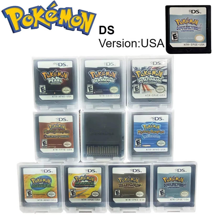 TAKARA TOMY Pokémon Spielkassette, Ranger Pearl Diamond HeartGold SoulSilver, NDS 3DS - Bild 2