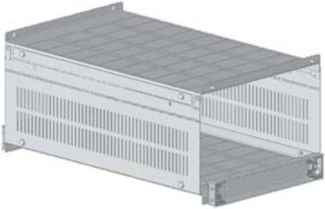 Siemens Unterteilung aus Metall in Grau, B/T/H: 40,0 x 80,0 x 25,0 cm - Bild 1