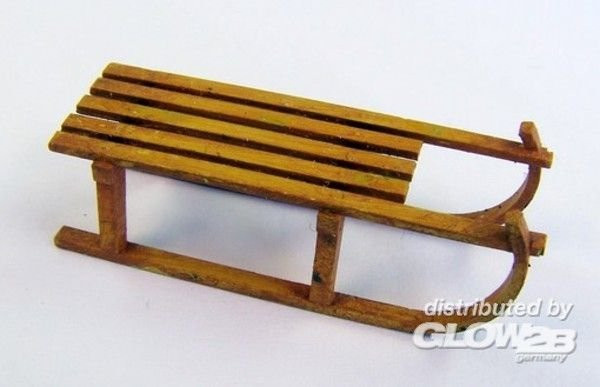 plusmodel Sledge, Holz, 1:35, Natur / Holzfarben - Bild 1