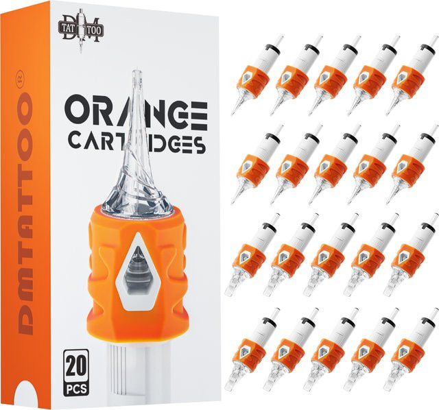 DMTATTOO Tattoo Nadeln Einweg, 20 Stück, Sterilisiert, RL/RM/RS/M1 - Bild 1