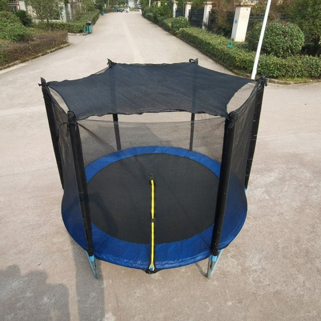 APWIKOGER Wasserfeste Trampolin-Schattenabdeckung aus HDPE als runder Sonnenschutz und Baldachin für den Außenbereich - Bild 1