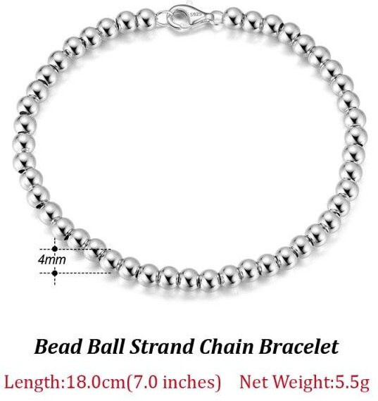 Orsa Jewels Armband, 925 Silber, Perle, Weiß, Unisex - Bild 1