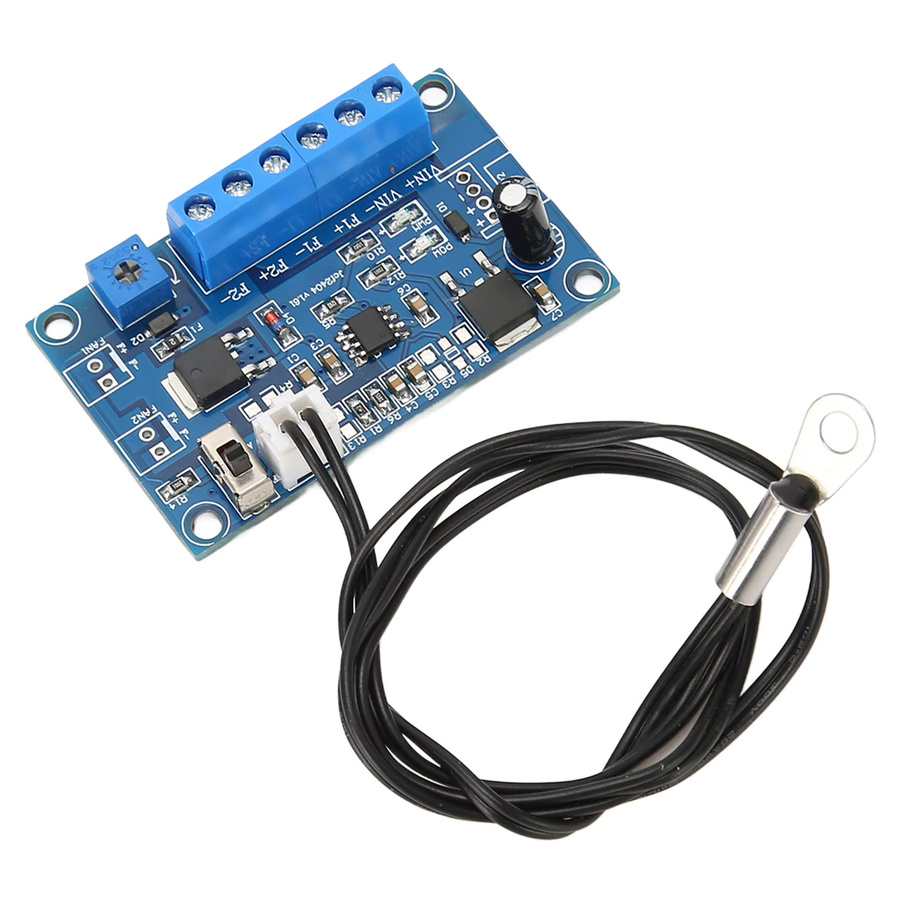 YOUTHINK PWM-Lüftergeschwindigkeitsregler für 12 V/24 V Lüfter in Blau mit 19,7 Zoll Kabel - Bild 5