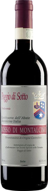 Poggio di Sotto Rosso di Montalcino 2022, Rotwein, Sangiovese, Italien, 0,75 l - Bild 1