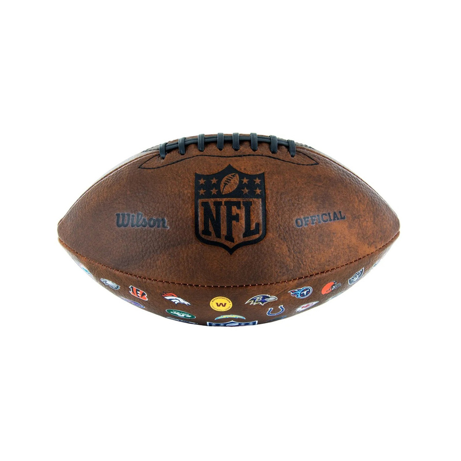 Wilson NFL Football Throwback Junior Size Kunstleder braun - Bild 2