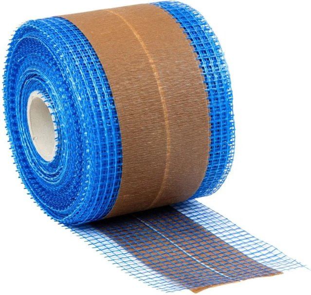 Dalsys Balkenfix Glasfasergewebe Blau, Breite: 20 cm, Länge: 50 m, 140 g/m², Maschenweite: 10 x 10 mm - Bild 1