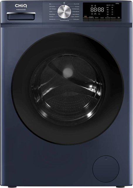 CHiQ Waschmaschine PO8M3XWGABG Frontlader blau B/H/T: 60 x 85 x 53 cm - Bild 1