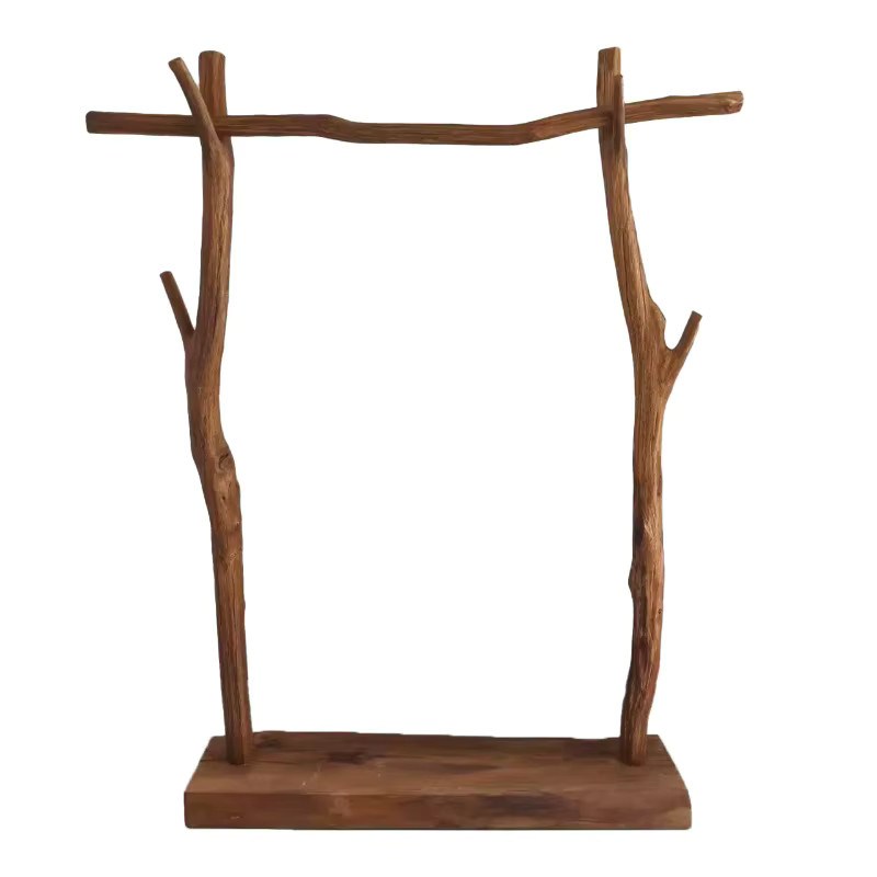 DUTRIEUX Kleiderständer aus Holz im Japandi Design, Braun, Matt - Bild 4
