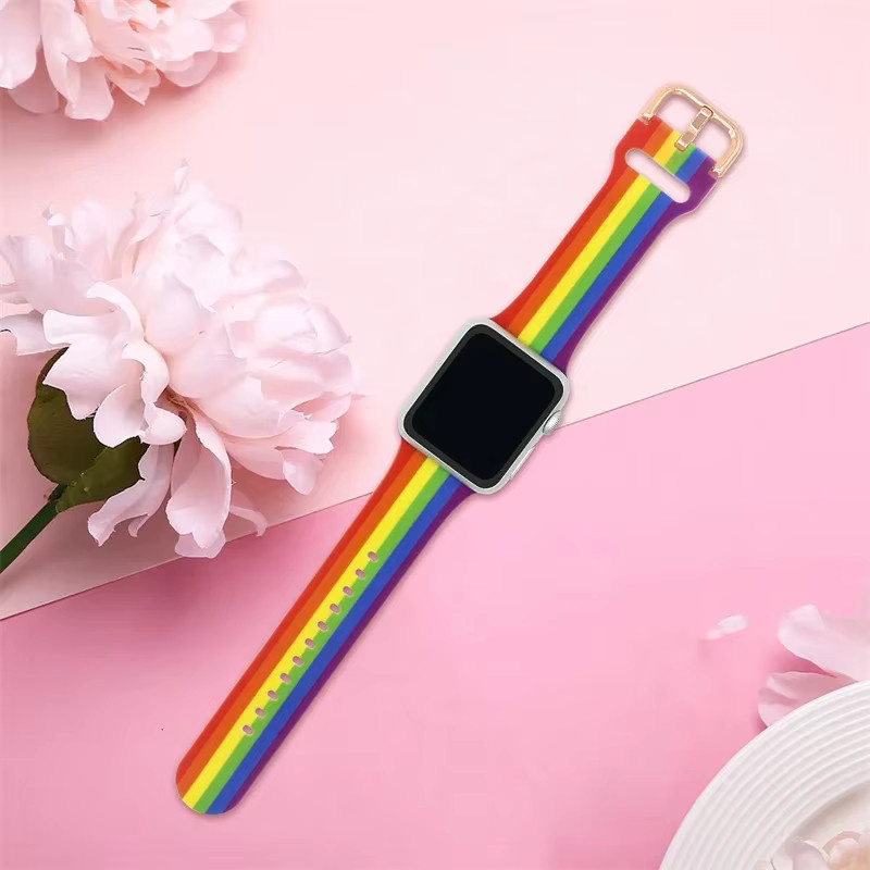 Uhrenarmband Silikon, Bunt, Unisex - Bild 2