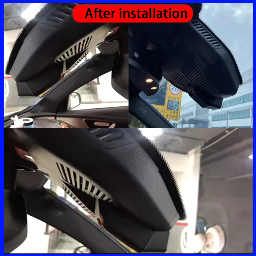 HighCam 4K Dashcam mit Vorder- und Rückkamera für Mercedes Benz GLC X253 C253 EQC N293 Facelift 2019-2023, WLAN Videorekorder in Schwarz - Bild 2