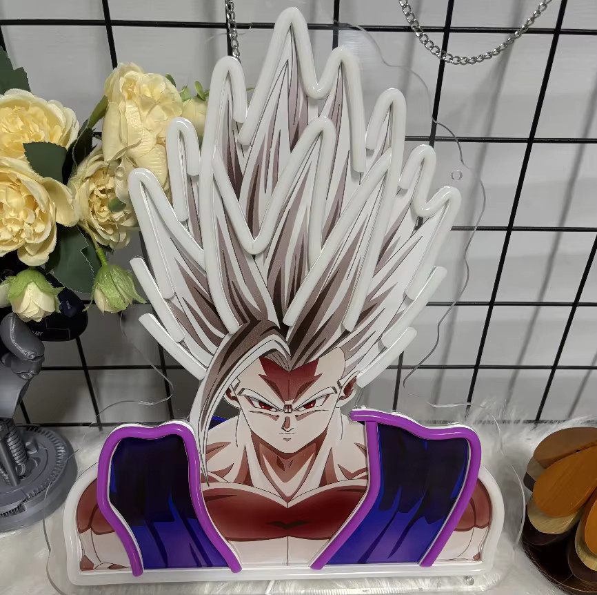 Bandai Anime Dragon Ball One Piece Acryl Neon LED Licht Kunstwerk in Multicolour für dein Zuhause - Bild 3
