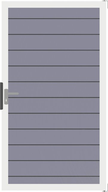 GroJa Tor Lumino Universal Aluminium in Anthrazit, B: 100 cm, H: 180 cm - Bild 1