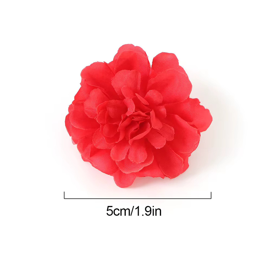 MENGHAO Künstliche Pfingstrosen aus Seide in Pink für Hochzeitsdekoration und DIY-Handwerk, 5 cm - Bild 2