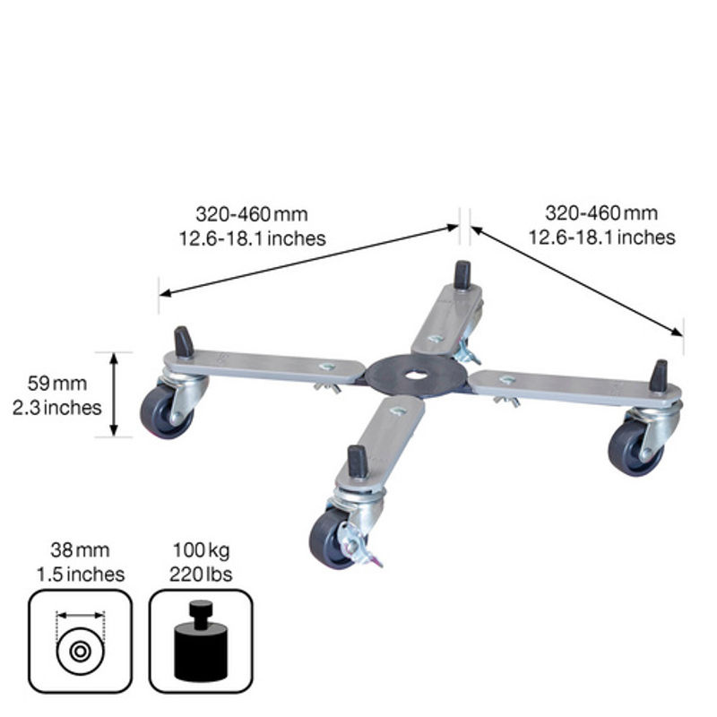 Wagner System Multiroller SunCity Basic in Grau aus Metall, Breite: 32 cm, Höhe: 38 cm - Bild 2