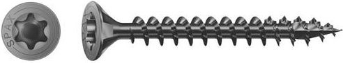 Spax Holzschraube Senkkopf T-STAR+ aus Stahl in Schwarz, Durchmesser: 4,0 mm, Länge: 16,0 mm - Bild 1