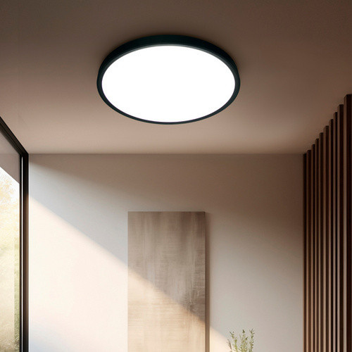 CASAYA LED-Deckenleuchte Medora rund in Schwarz mit 24 W und 2500 lm, Durchmesser: 30 cm - Bild 2