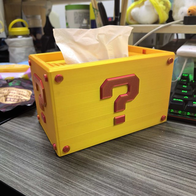Skatola 3D-gedruckte Taschentuchbox mit geometrischem Design und automatischem Nachrückmechanismus - Bild 1