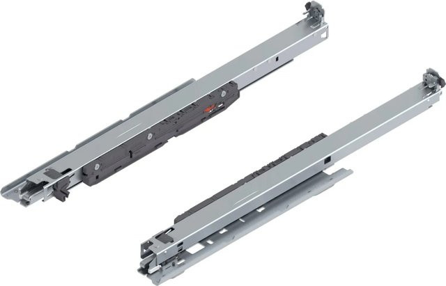 Blum Unterbodenführung Movento Blumotion S 760H für Bodenmontage, Nennlänge: 500 mm, Tragkraft: 40 kg, Farbe: Grau - Bild 1