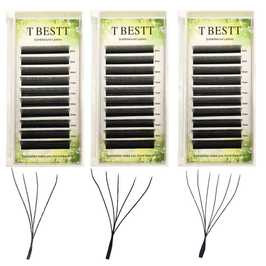 Tbestt Wimpern Extensions, Black, Unisex - Bild 7