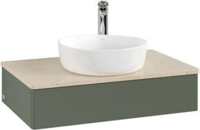 V&B Waschtischunterschrank Antao ohne Frontstruktur in Lacquered, B/T/H: 80 x 50 x 19 cm - Bild 1