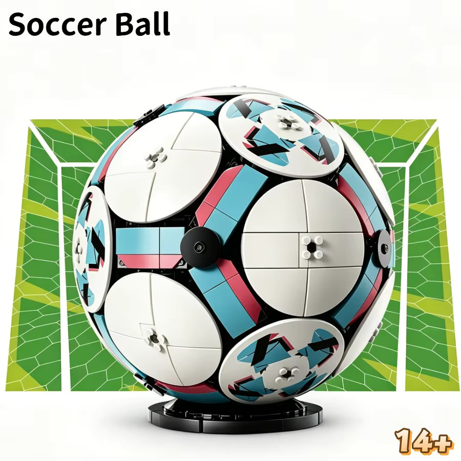 Hot Toys Fußball-Baustein-Puzzle-Modell, 1498 Teile, ab 14 Jahren - Bild 7